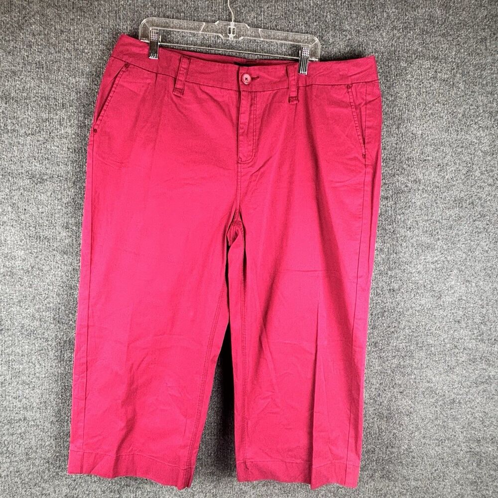 Platinum Plusth Women's Pink Cropped Pants Size 18W